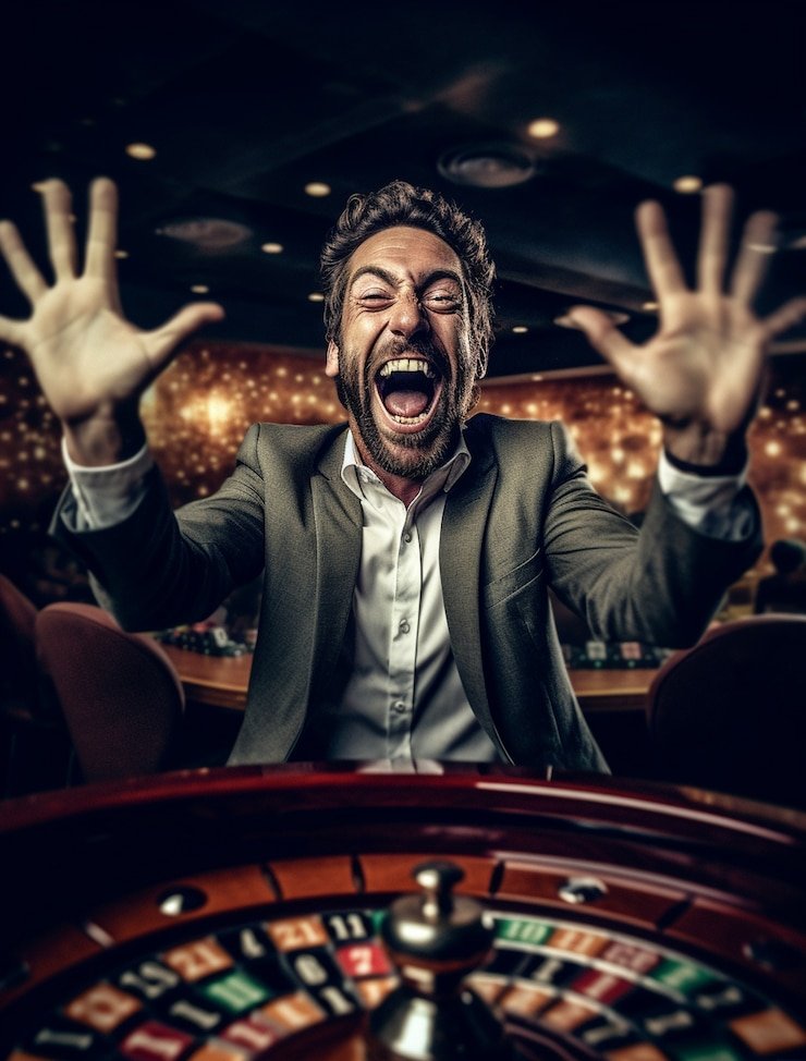 winslots roulette table interface showing bet layout, live spin wheel, and multilingual chat