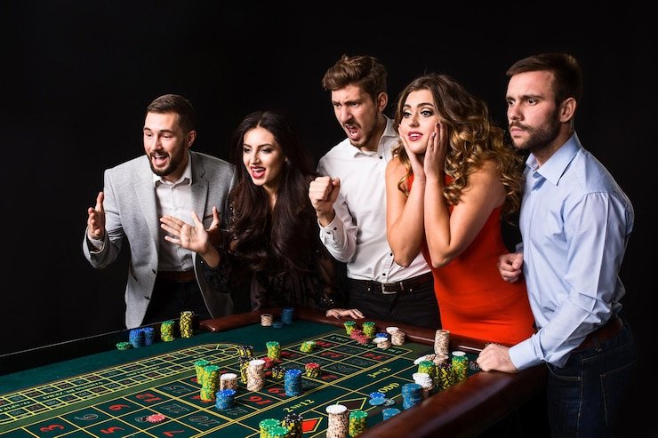 Live Teen Patti dealer at winslots studio with card dealing and betting display
